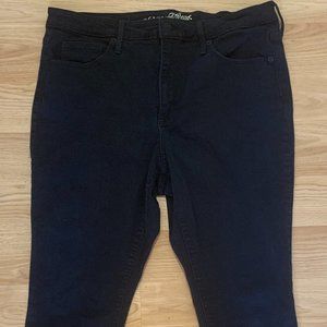 Universal Thread High Rise Skinny Jeans Women's 16/33R Black Charcoal 5-Pocket